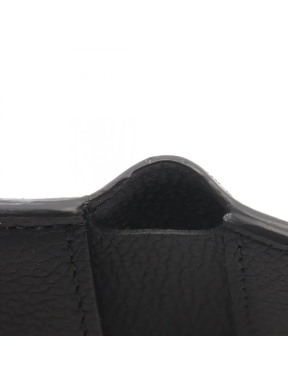 Louis Vuitton Bill Purse Portefeuille Calf Noir Canvas Wallet